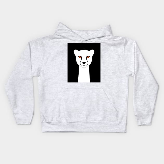 THE FASTEST CAT BLACK Kids Hoodie by JeanGregoryEvans1